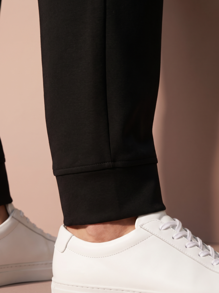 Sjeng Oswin Men's Pant Oswin-B001 klassieke heren trainingsbroek met steekzakken en ritssluiting bij de enkel