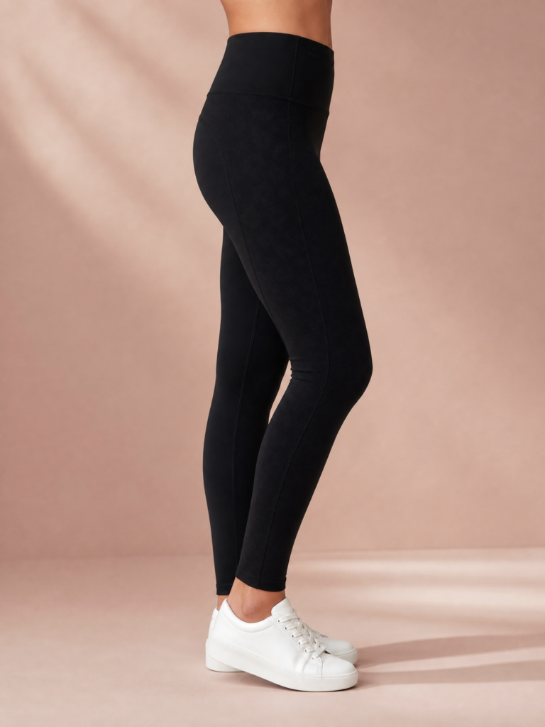 Sjeng Sports Lady Tights Tunde-B001 dames sportlegging in het zwart met zakken voor tennisballen en hoge tailleband