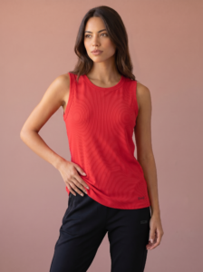 Sjeng Sports Lady Singlet Yada dames mouwloze sporttop met vrouwelijke pasvorm en ademend materiaal