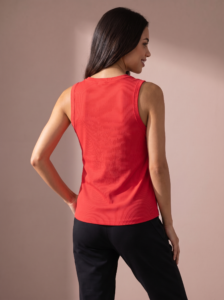 Sjeng Sports Lady Singlet Yada dames mouwloze sporttop met vrouwelijke pasvorm en ademend materiaal