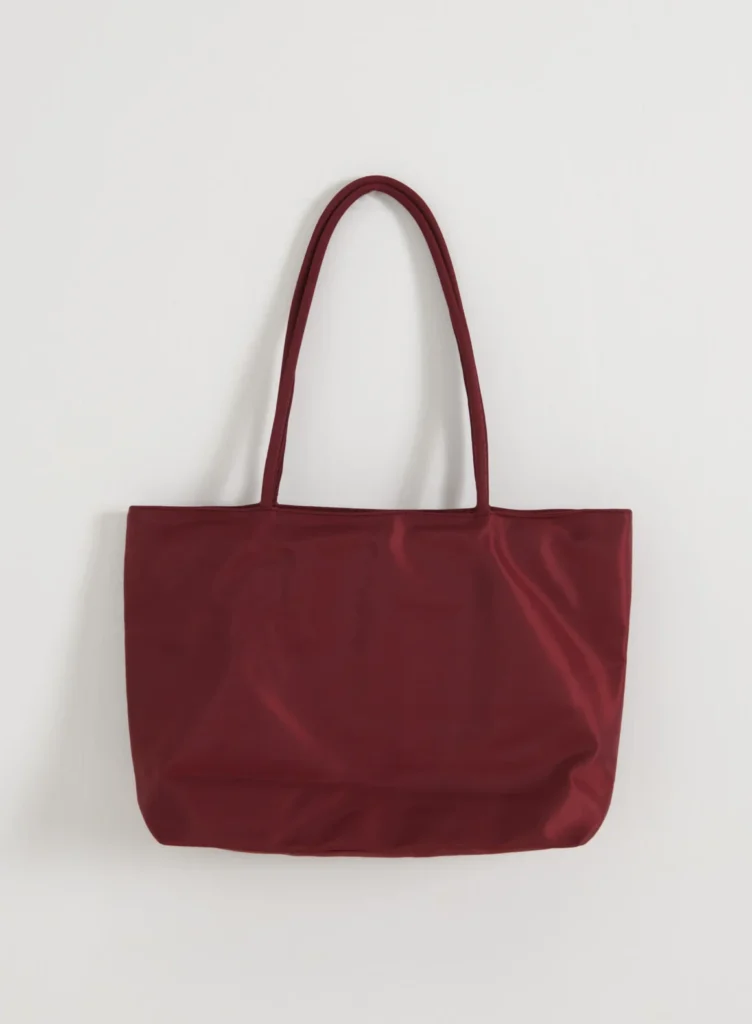 Aim'n Nylon Tote Bag Merlot 26081510-merlot dames tas in de kleur Merlot bordeauxrood van lichtgewicht nylon