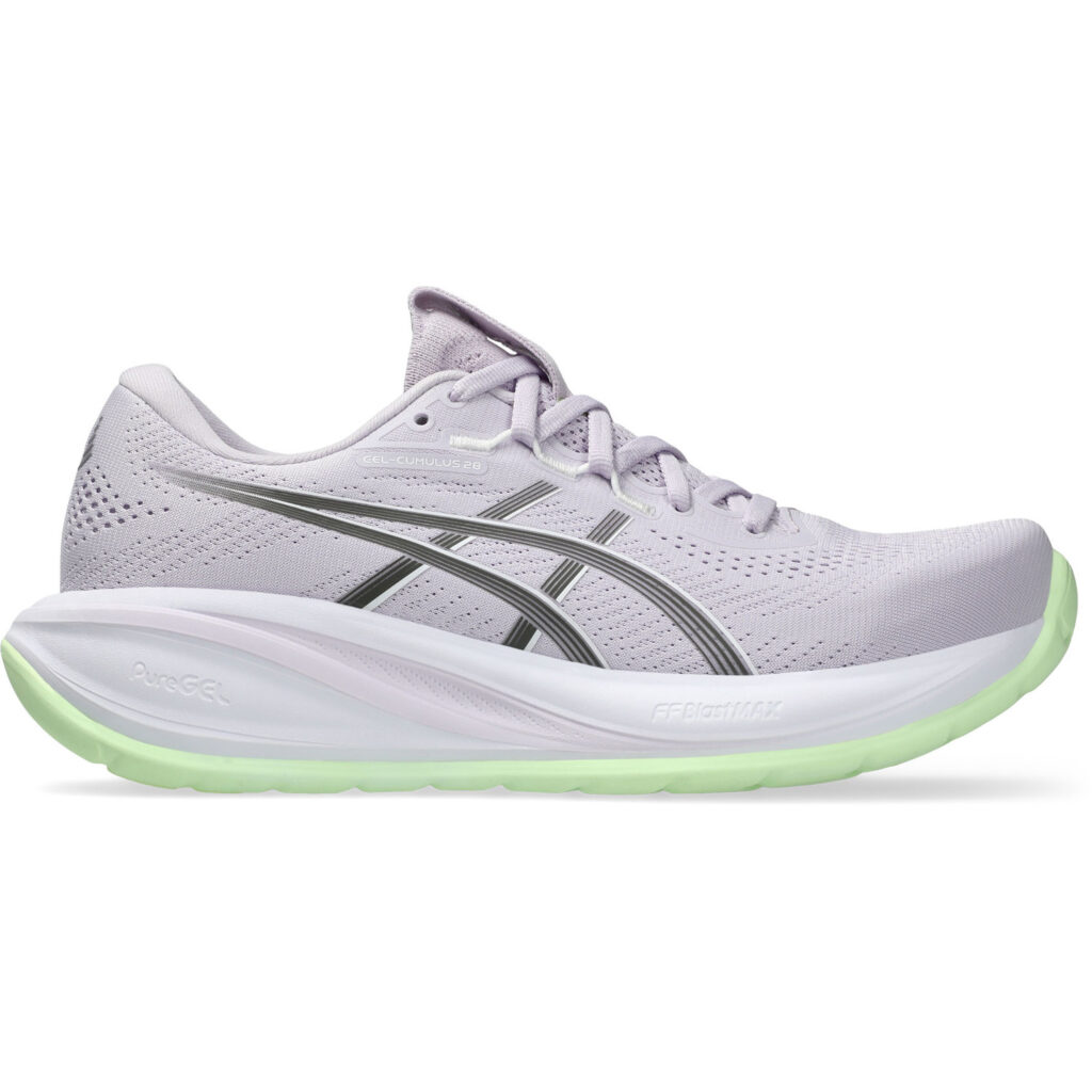 Zijaanzicht van de Asics Gel-Cumulus 26 damesschoen