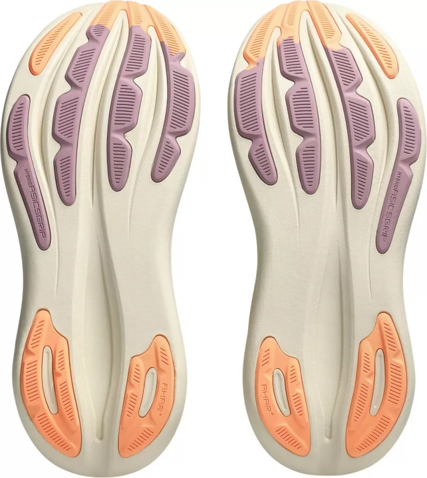 Zijaanzicht van de zwarte Asics Gel-Nimbus 28 dames