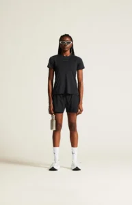 Craft Adv Essence SS Tee 2 dames sportshirt zwart vooraanzicht