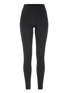 Craft Adv Essence Warm Tights 3 W zwarte dames warme hardlooptight met geborstelde binnenkant en brede tailleband