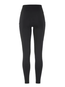 Craft Adv Essence Warm Tights 3 W zwarte dames warme hardlooptight met geborstelde binnenkant en brede tailleband