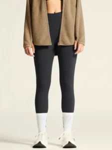 Craft Adv Essence Warm Tights 3 W zwarte dames warme hardlooptight met geborstelde binnenkant en brede tailleband