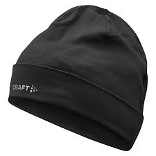 raft Core Essence Thermal Hat 2 sportmuts zwart vooraanzicht