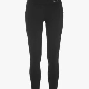 Craft Essence Tights 3 W dames lange sportlegging zwart vooraanzicht