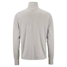 Craft Flow HZ LS heren sportshirt met lange mouwen en korte rits donkergrijs vooraanzicht