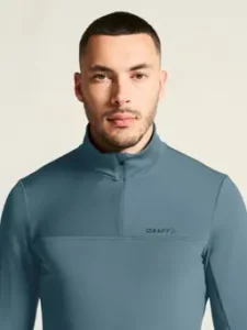 Craft Gain Midlayer heren sporttrui met korte rits