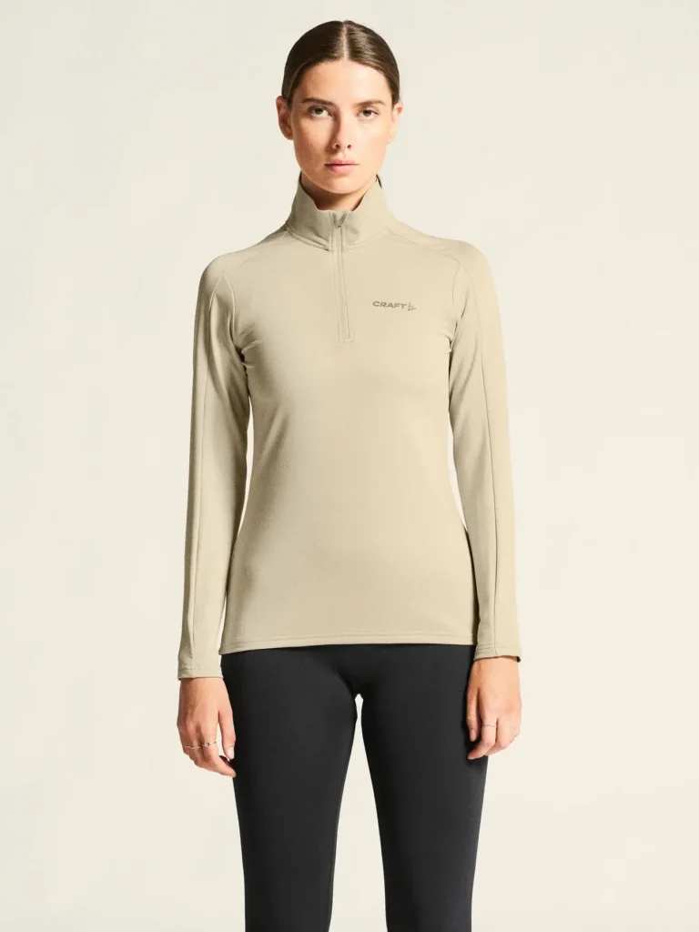 Craft Gain Midlayer dames sporttrui met korte rits