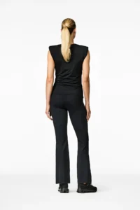 Goldbergh Lunge Tight dames sportlegging zwart vooraanzicht