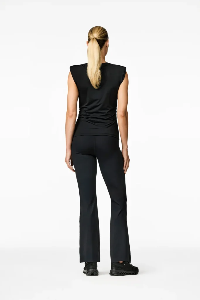 Goldbergh Lunge Tight dames sportlegging zwart vooraanzicht