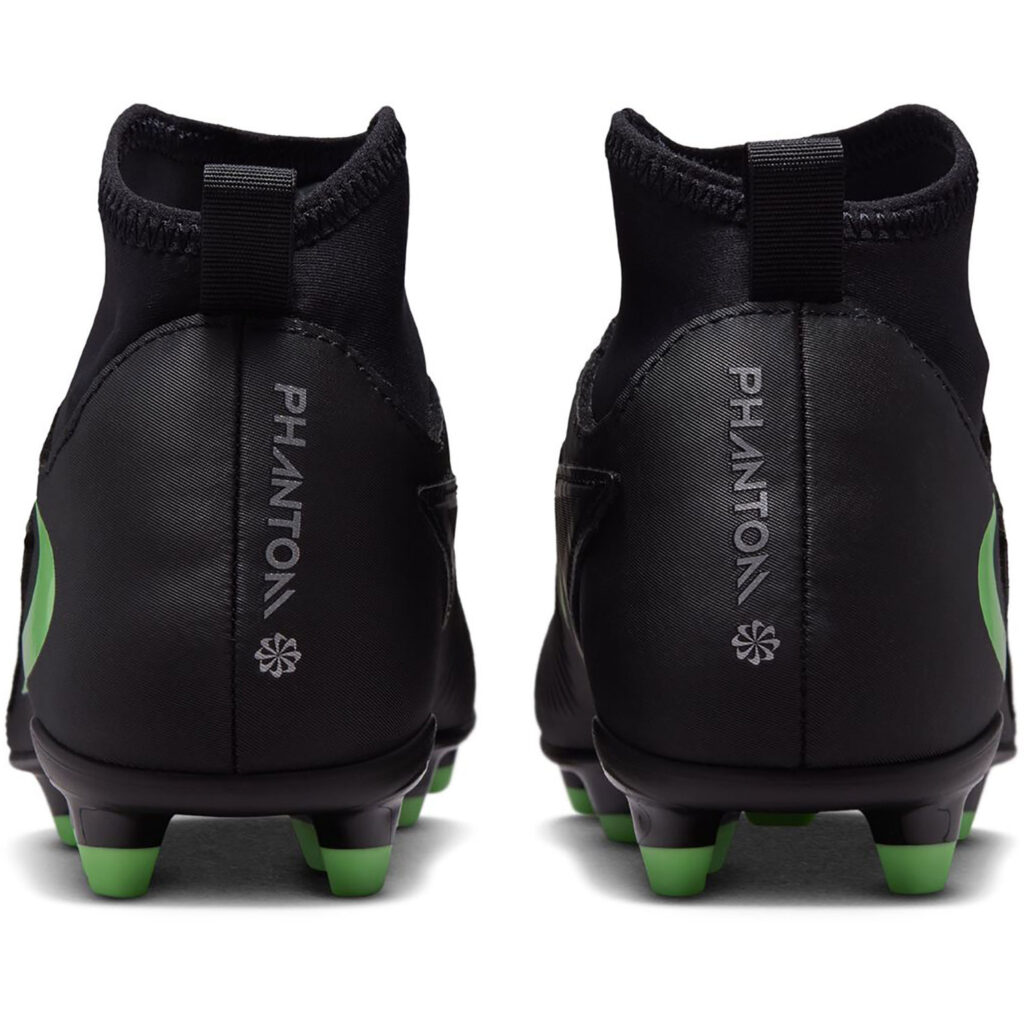 Nike Jr Phantom 6 High Club FG MG voetbalschoenen voor kinderen in het zwart