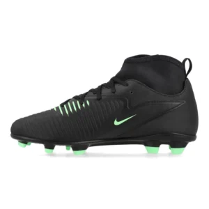 Nike Jr Phantom 6 High Club FG MG voetbalschoenen voor kinderen in het zwart