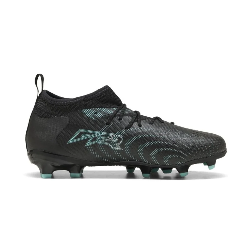 Puma Future 9 Match FG/AG Jr kindervoetbalschoenen met elastische kraag en veelzijdige noppenconstructie