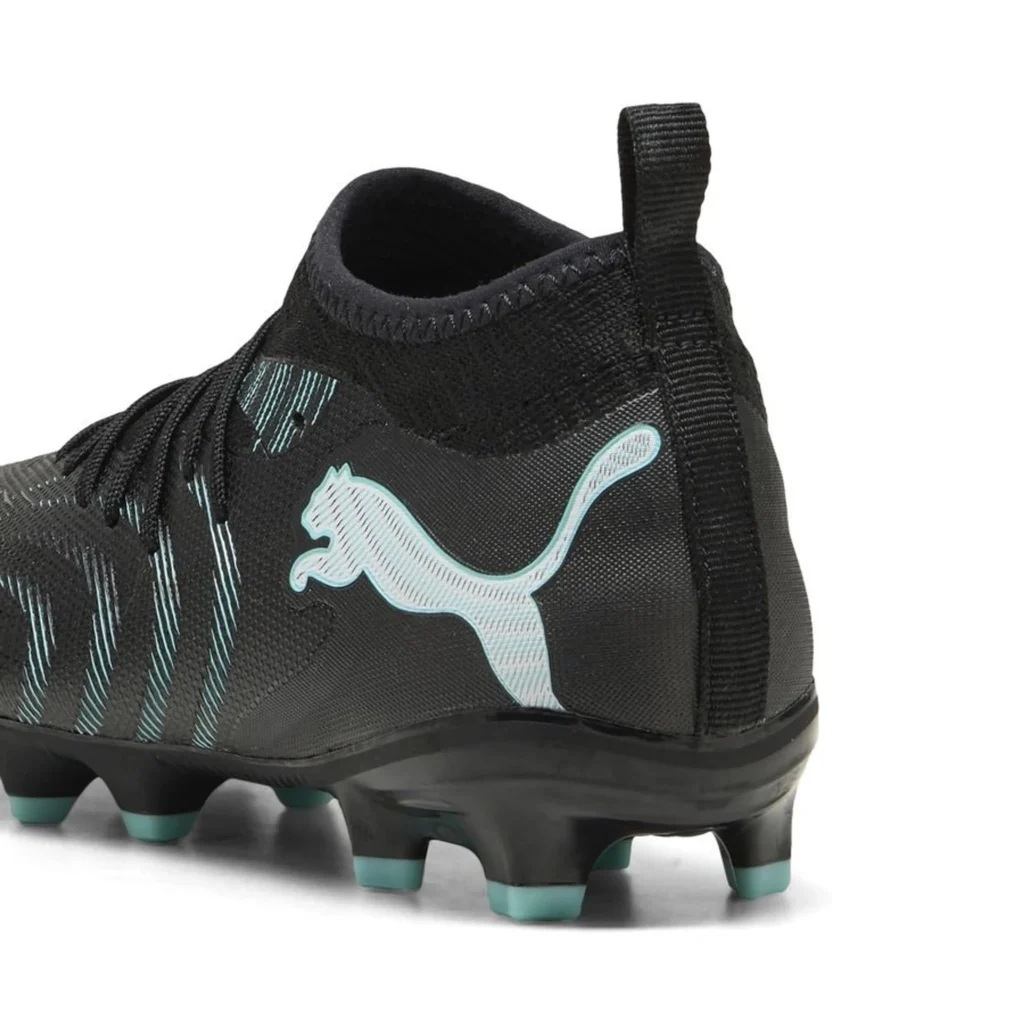 Puma Future 9 Match FG/AG Jr kindervoetbalschoenen met elastische kraag en veelzijdige noppenconstructie