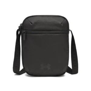 Under Armour Essential Crossbody tas in het zwart (6011276-001) met verstelbare schouderband en ritszakken