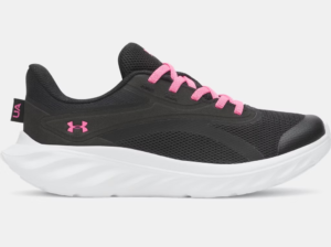 Under Armour GPS Ascend AL kinder sportschoenen in het zwart (6010476-001) en elastische veters