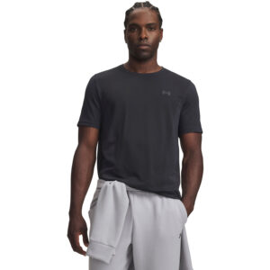 Under Armour Vanish Seamless Shortsleeve 6011611-001 heren sportshirt in Black