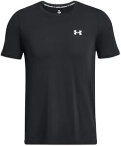 Under Armour Vanish Seamless Shortsleeve 6011611-001 heren sportshirt in Black