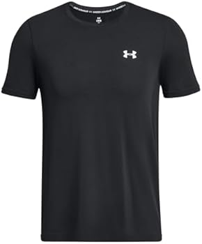 Under Armour Vanish Seamless Shortsleeve 6011611-001 heren sportshirt in Black