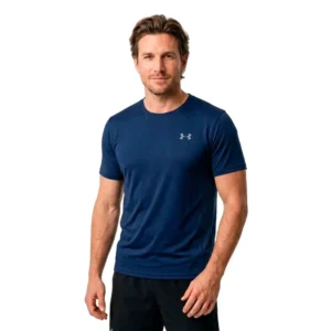 Under Armour Velociti Pro Short Sleeve hardloopshirt voor heren (6009506-997) met ademende structuur en reflecterende accenten