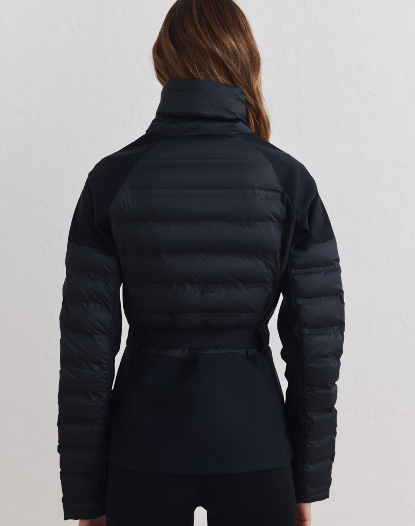 Aim'n Black Hybrid Jacket lichtgewicht en geïsoleerd zwart dames hybride outdoor jack