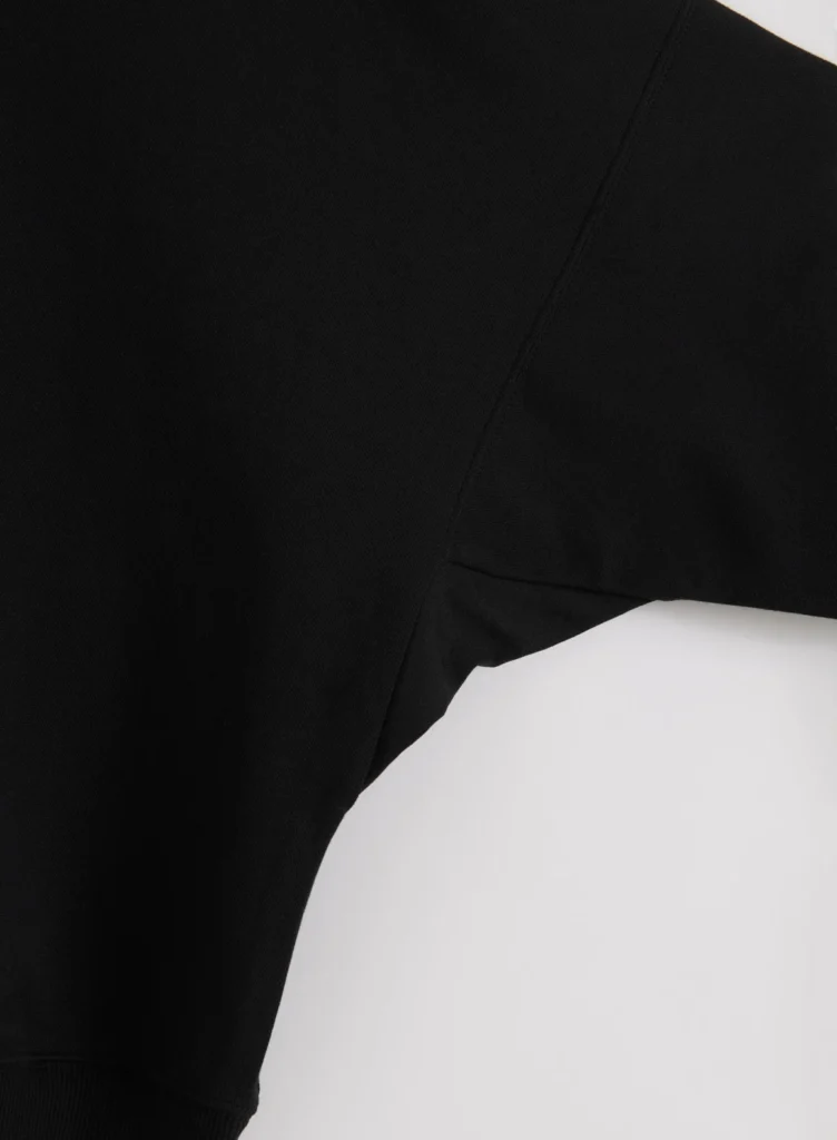 Black Le Run Running Sweatshirt ademende en warme zwarte hardlooptrui