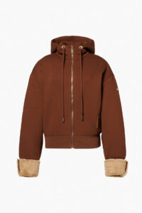 Goldbergh Seika Hooded Full Zip Cardigan luxe dames vest met capuchon en doorlopende rits