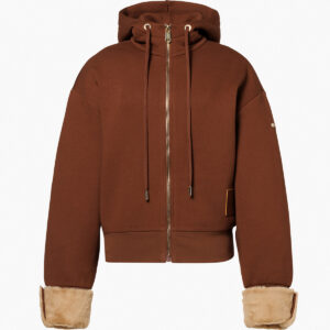 Goldbergh Seika Hooded Full Zip Cardigan luxe dames vest met capuchon en doorlopende rits