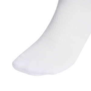 adidas C Spw Crw 3P Sock HT3446 witte hoge sportsokken met zwarte adidas Badge of Sport en gedempte zool 3-pack