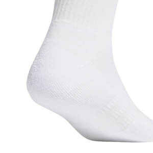 adidas C Spw Crw 3P Sock HT3446 witte hoge sportsokken met zwarte adidas Badge of Sport en gedempte zool 3-pack