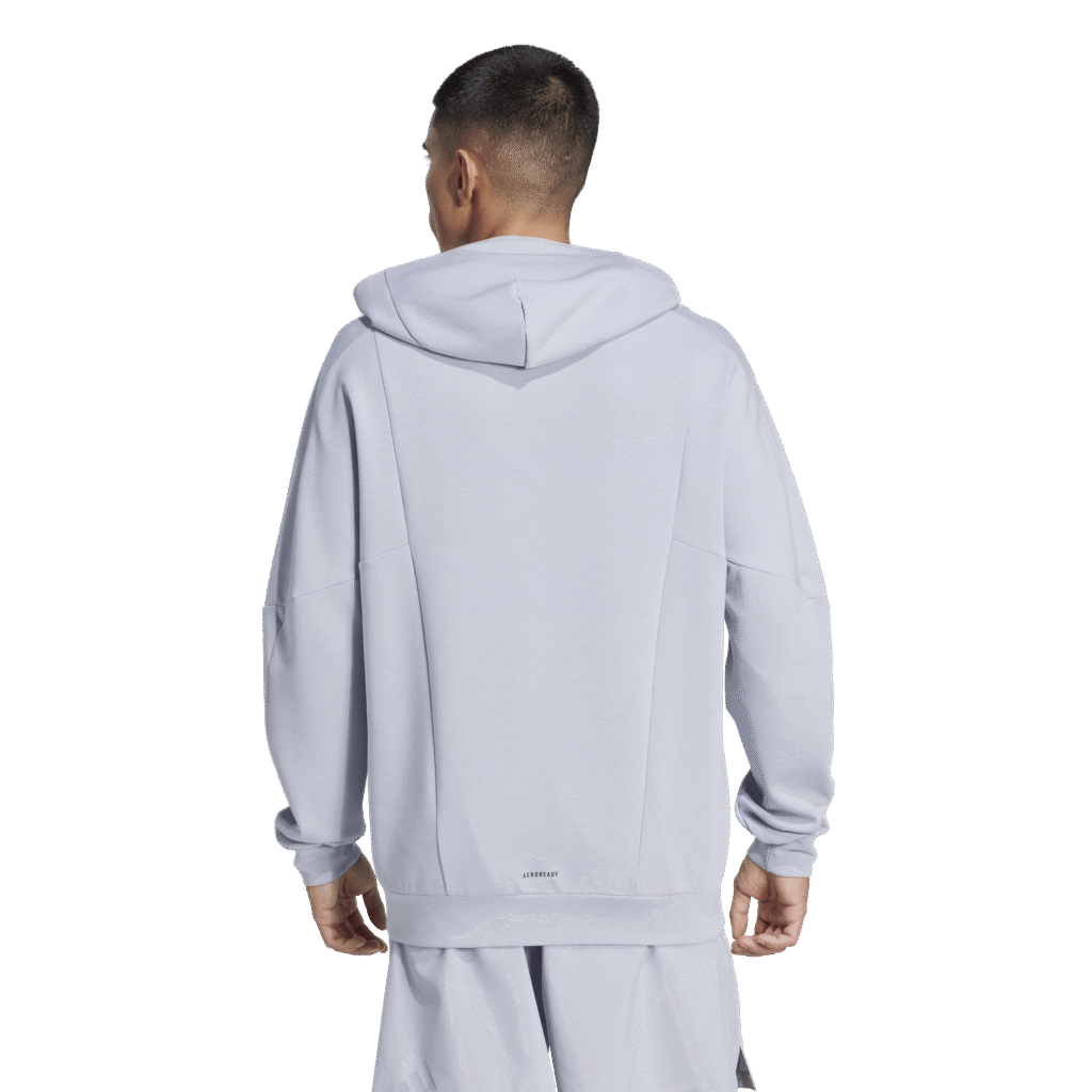 Adidas D4T Hoodie JN7393 technische en ademende heren sweater met capuchon en ritszakken