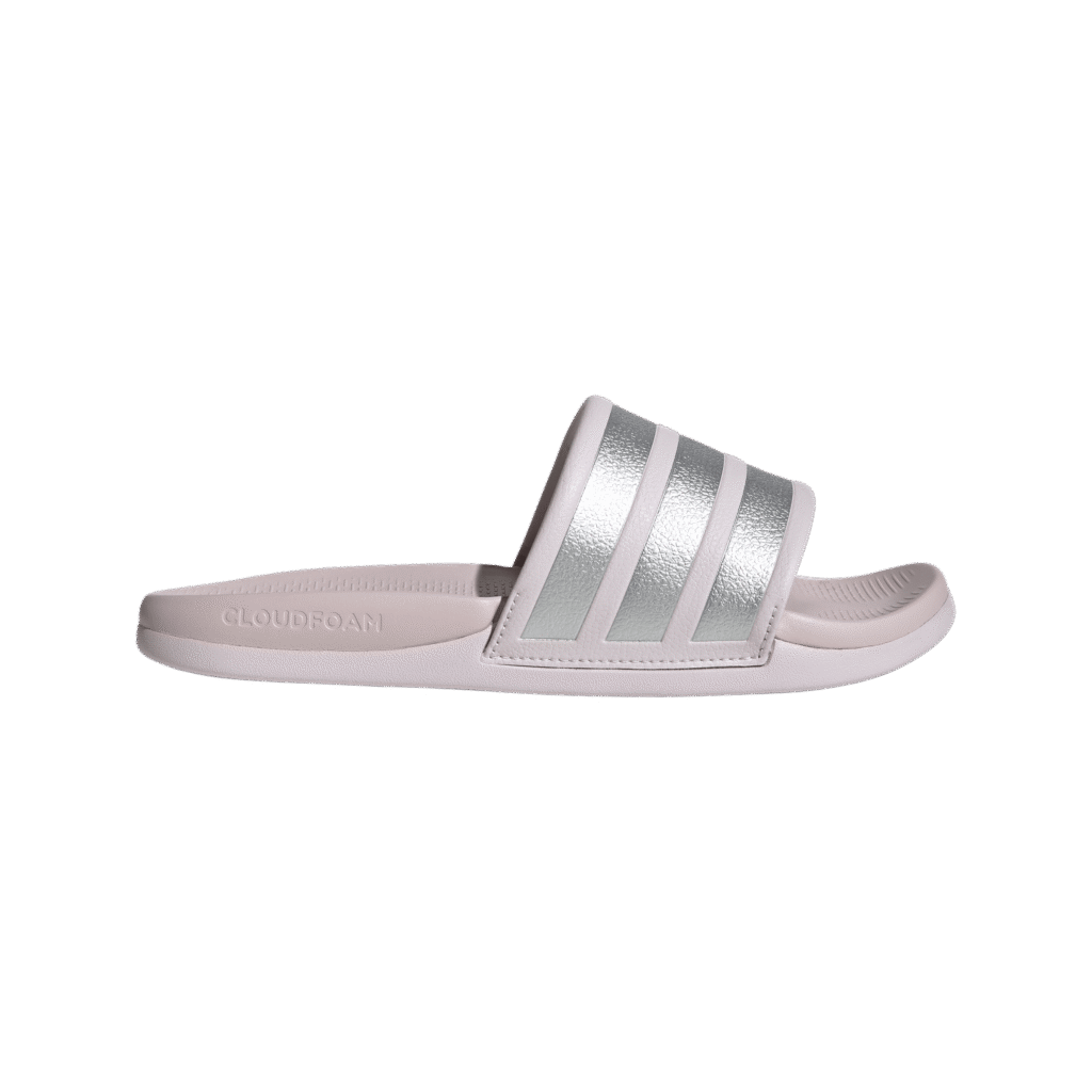 Adidas Adilette Comfort 2.0 JP9122 zachte badslippers met voorgevormd Cloudfoam voetbed en iconische 3-Stripes