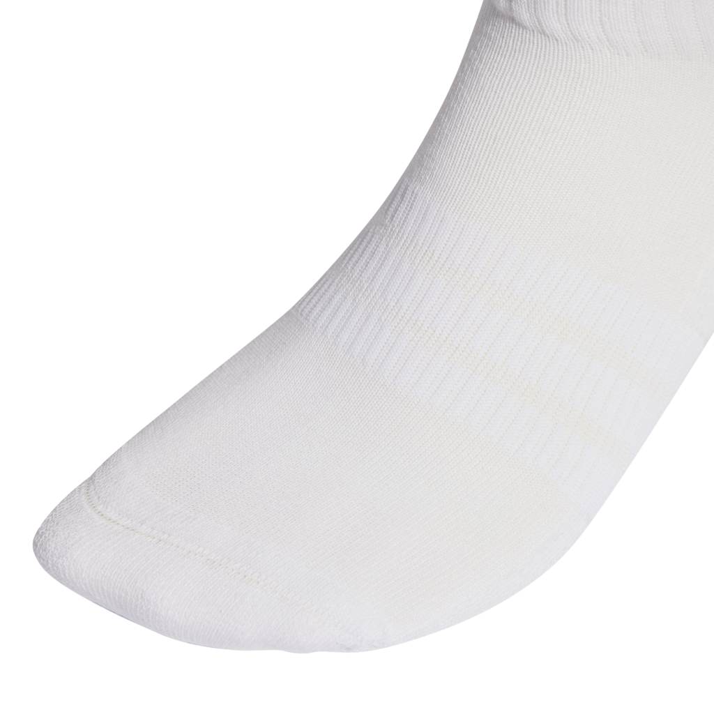 adidas C Ess Ank 3P JZ0523 zwarte enkelsokken met wit adidas logo en gedempte zool 3-pack