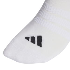 adidas Cushioned Low-Cut Socks 3P JZ0535 zwarte lage sportsokken met wit adidas logo en gedempte zool 3-pack