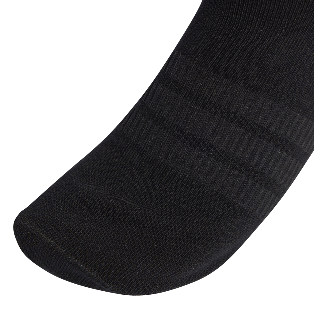adidas T Ess Ank 3P KC9613 zwarte dunne enkelsokken met wit adidas logo 3-pack