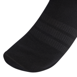 adidas T Ess Ank 3P KC9613 zwarte dunne enkelsokken met wit adidas logo 3-pack
