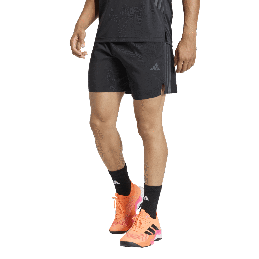 Adidas Techess 3S Short KE9870 lichte en ademende heren sportshort met 3-Stripes