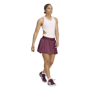 Adidas Bubble Skirt Maroon/Lidevi comfortabel dames sportrokje voor tennis en padel