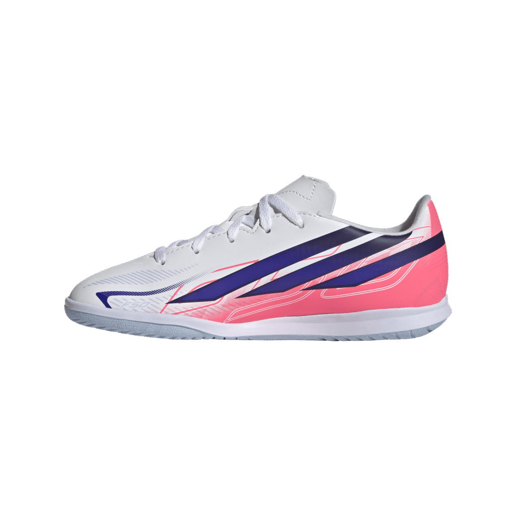 Adidas F50 Hyperfast Club in J junior zaalvoetbalschoenen met non-marking zool voor zaalvoetbal en gymles