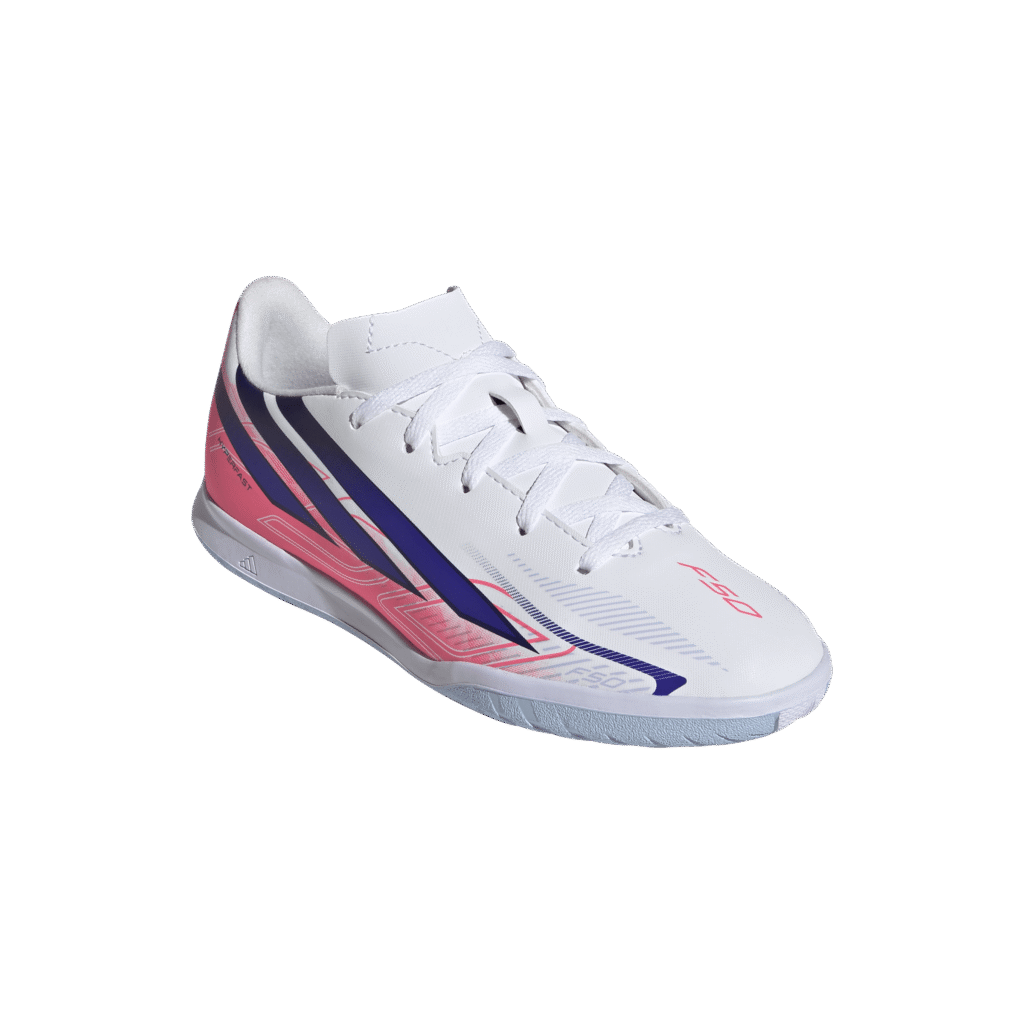 Adidas F50 Hyperfast Club in J junior zaalvoetbalschoenen met non-marking zool voor zaalvoetbal en gymles