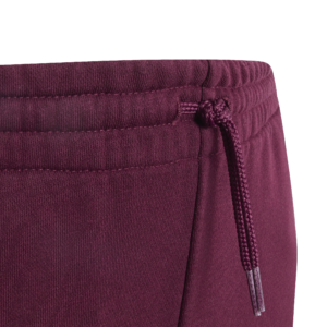 Adidas JG 3S FT OH PT KQ9062 comfortabele meiden trainingsbroek met open pijpen en iconische 3-Stripes