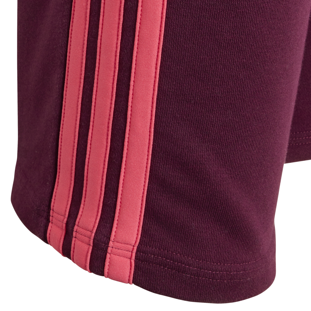 Adidas JG 3S FT OH PT KQ9062 comfortabele meiden trainingsbroek met open pijpen en iconische 3-Stripes