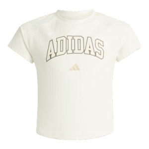 Adidas JG CLGT Shirt KS5125 comfortabel meidenshirt met sportieve collegestijl opdruk