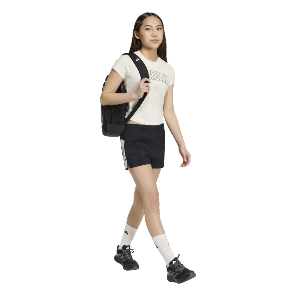 Adidas JG CLGT Shirt KS5125 comfortabel meidenshirt met sportieve collegestijl opdruk