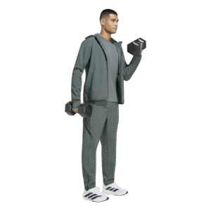 Adidas D4T CW Full-Zip KS6380 technisch en warm heren sportvest met rits en capuchon