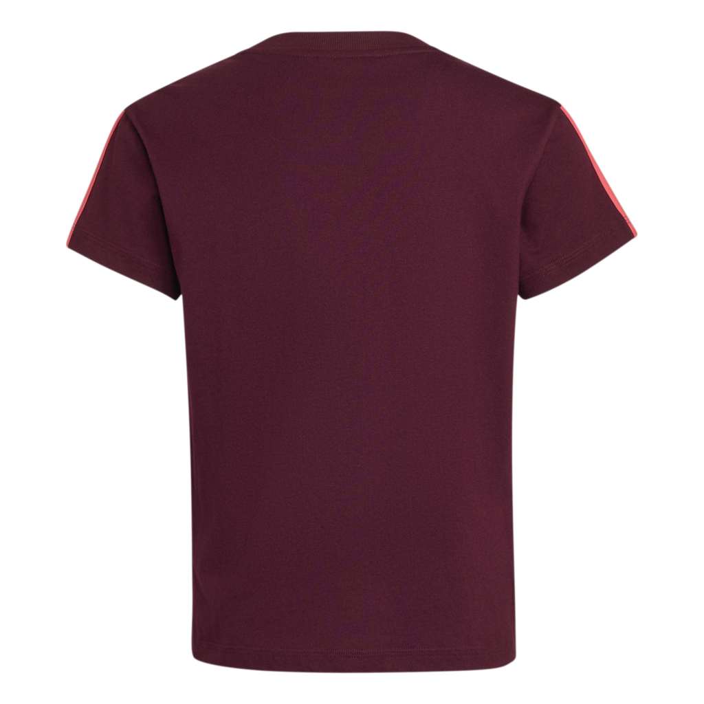 Adidas JG 3S Tee 160 KT3342 comfortabel meidenshirt met klassieke 3-Stripes op de mouwen